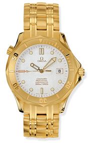 Omega Seamaster Diver 300M Automatic 41 Yellow Gold / White / Bracelet